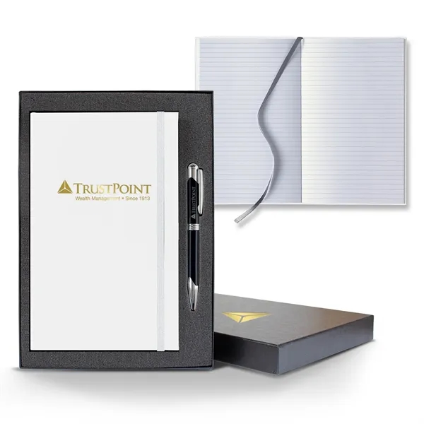 5 1/4" x 8 3/8" polyurethane journal with an elastic band... from ASI 68507 The Magnet Group / Castelli