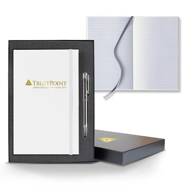 5 1/4" x 8 3/8" polyurethane journal with an elastic band... from ASI 68507 The Magnet Group / Castelli