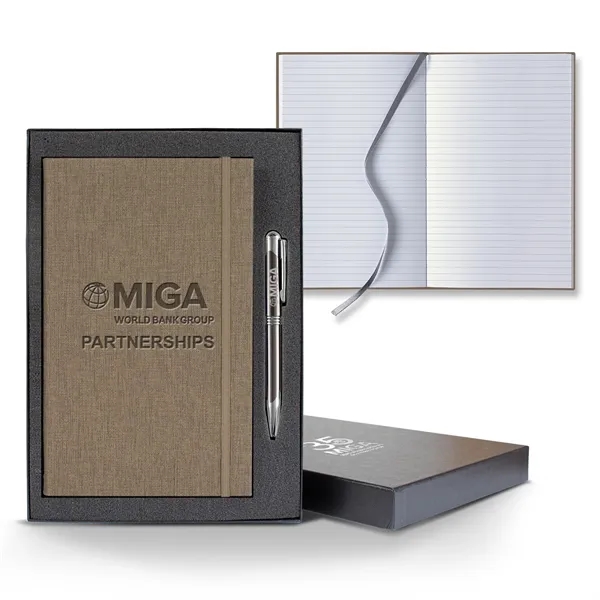 5 1/4" x 8 3/8" journal with an elastic band, 192... from ASI 68507 The Magnet Group / Castelli