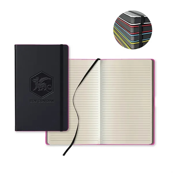 5 1/4" x 8 3/8" notebook with 224 lined pages, ribbon,... from ASI 68507 The Magnet Group / Castelli