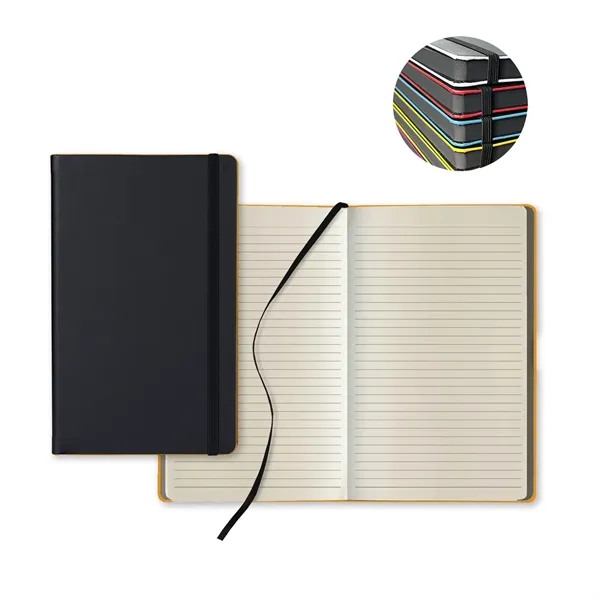 5 1/4" x 8 3/8" notebook with 224 lined pages, ribbon,... from ASI 68507 The Magnet Group / Castelli