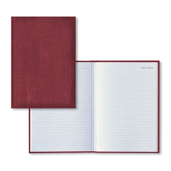 Mid-size memo journal with 128 white lined pages with modern gray... from ASI 68507 The Magnet Group / Castelli