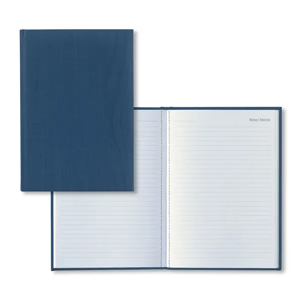 Mid-size memo journal with 128 white lined pages with modern gray... from ASI 68507 The Magnet Group / Castelli