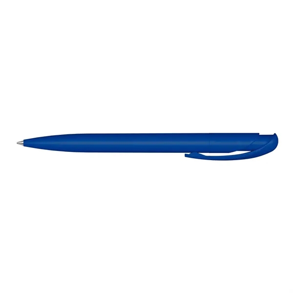 Plunger action plastic ballpoint pen with matte surface and black ink.... from ASI 68507 The Magnet Group / Castelli