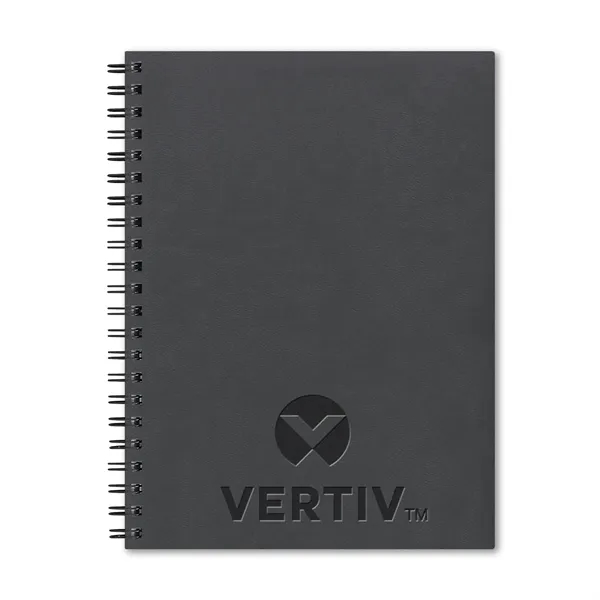 8" x 11" academic planner with black wire and square corners.... from ASI 68507 The Magnet Group / Castelli