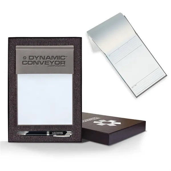 5 5/16" x 7 7/16" cube note gift set with 640... from ASI 68507 The Magnet Group / Castelli