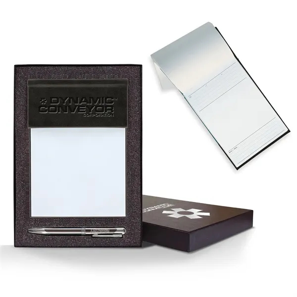 5 5/16" x 7 7/16" cube note gift set with 640... from ASI 68507 The Magnet Group / Castelli