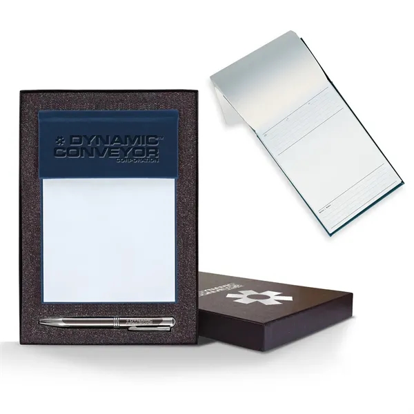 5 5/16" x 7 7/16" cube note gift set with 640... from ASI 68507 The Magnet Group / Castelli