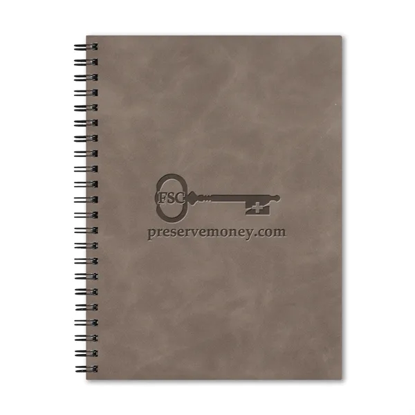 8" x 11" journal with a polyurethane cover.... from ASI 68507 The Magnet Group / Castelli