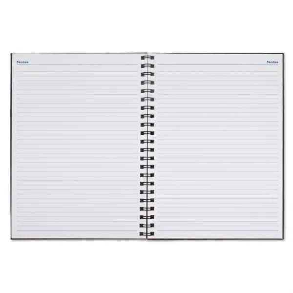 8" x 11" diary with a polyurethane cover, 128 pages, black... from ASI 68507 The Magnet Group / Castelli