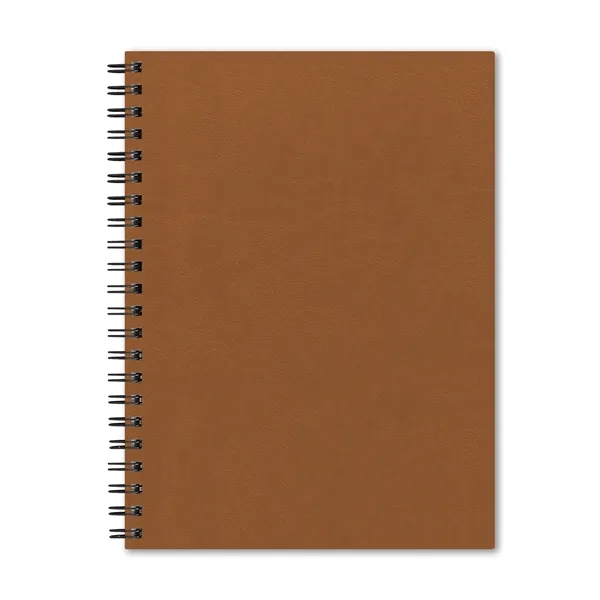 8" x 11" diary with a polyurethane cover, 128 pages, black... from ASI 68507 The Magnet Group / Castelli