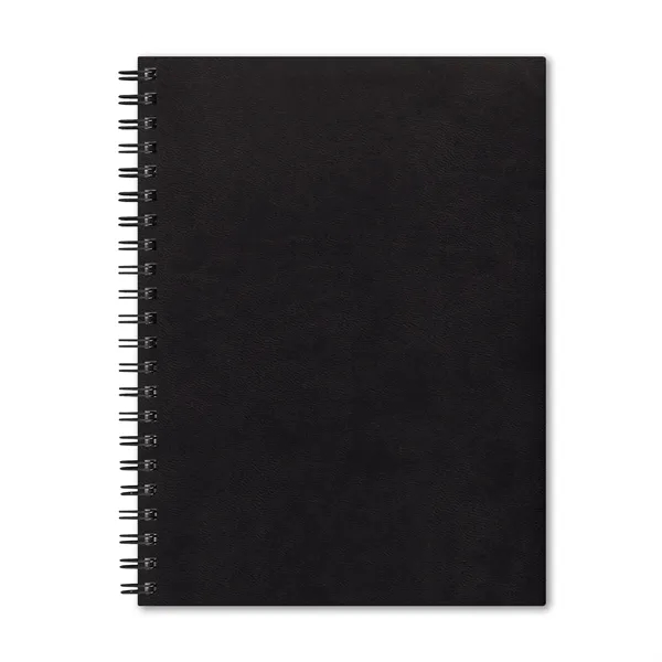 8" x 11" diary with a polyurethane cover, 128 pages, black... from ASI 68507 The Magnet Group / Castelli
