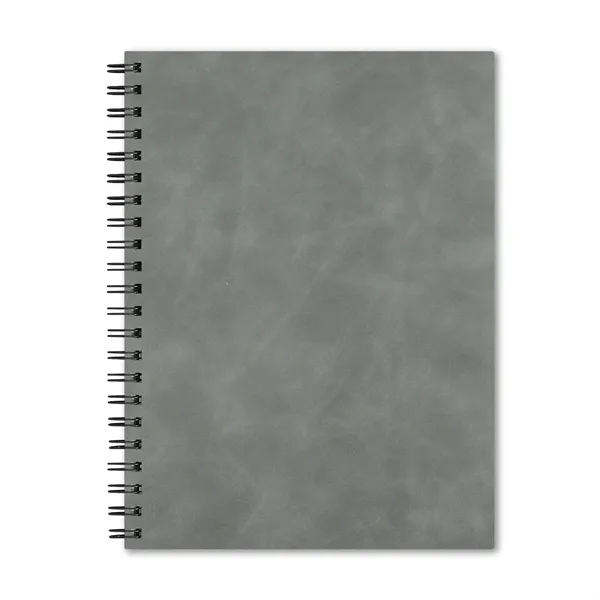 8" x 11" diary with soft polyurethane cover, 128 white FSC®... from ASI 68507 The Magnet Group / Castelli