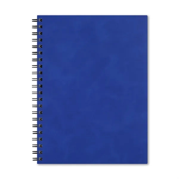 8" x 11" diary with soft polyurethane cover, 128 white FSC®... from ASI 68507 The Magnet Group / Castelli