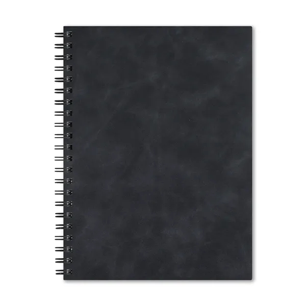 8" x 11" diary with soft polyurethane cover, 128 white FSC®... from ASI 68507 The Magnet Group / Castelli