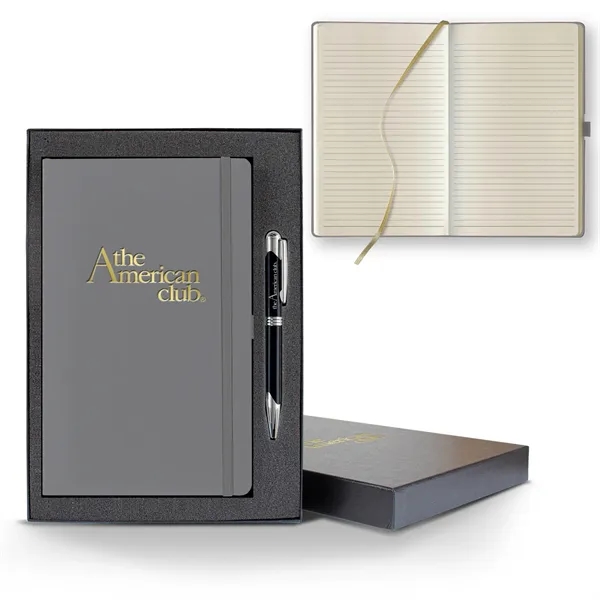Matra Medio Lined Ivory Page Journal Gift Set... from ASI 68507 The Magnet Group / Castelli