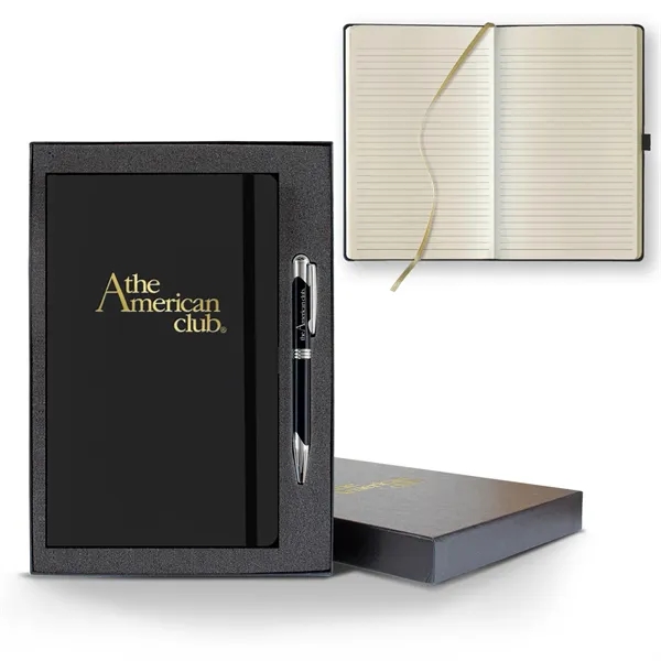 Matra Medio Lined Ivory Page Journal Gift Set... from ASI 68507 The Magnet Group / Castelli