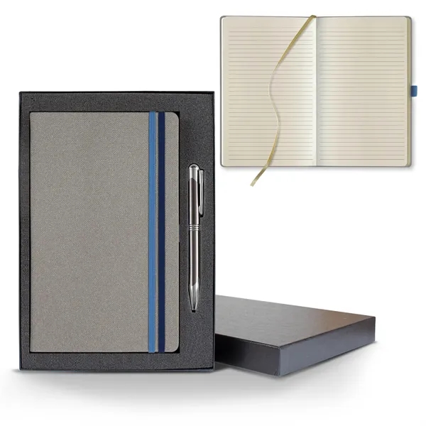 Bi Band Medio Lined Ivory Page Journal Gift Set... from ASI 68507 The Magnet Group / Castelli
