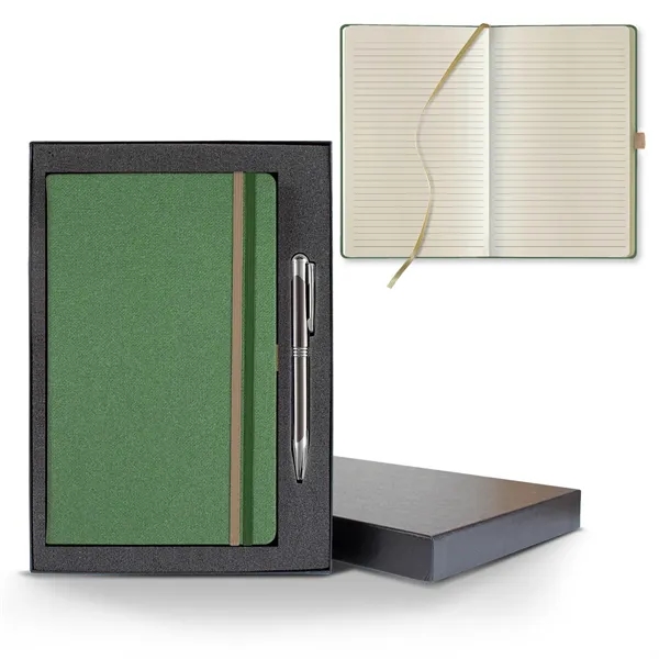 Bi Band Medio Lined Ivory Page Journal Gift Set... from ASI 68507 The Magnet Group / Castelli