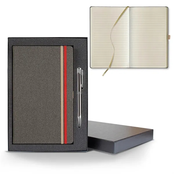 Bi Band Medio Lined Ivory Page Journal Gift Set... from ASI 68507 The Magnet Group / Castelli