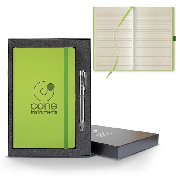 All Color Medio Lined Ivory Page Journal Gift Set... from ASI 68507 The Magnet Group / Castelli