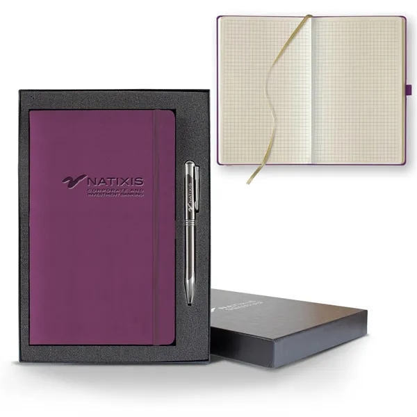 Tucson Medio Graph Ivory Page Journal Gift Set... from ASI 68507 The Magnet Group / Castelli