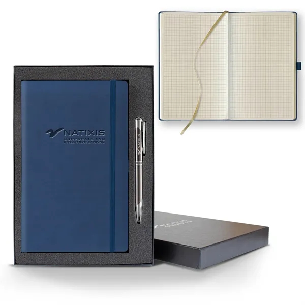 Tucson Medio Graph Ivory Page Journal Gift Set... from ASI 68507 The Magnet Group / Castelli