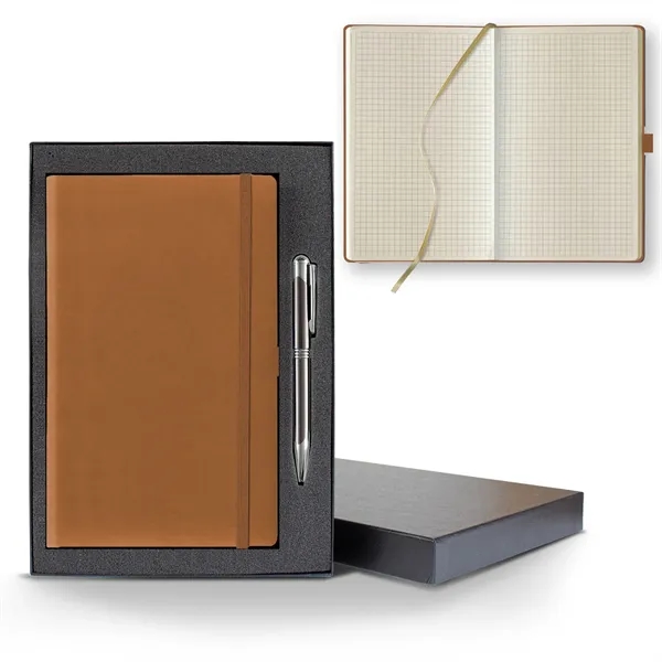 Tucson Medio Graph Ivory Page Journal Gift Set... from ASI 68507 The Magnet Group / Castelli