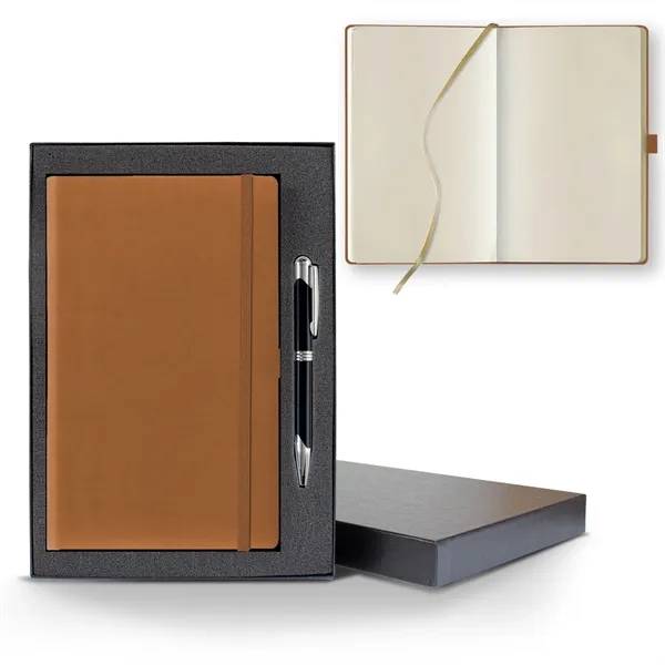 Tucson Medio Blank Ivory Page Journal Gift Set... from ASI 68507 The Magnet Group / Castelli