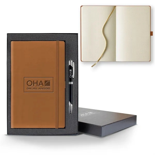 Tucson Dots Medio Ivory Page Journal Gift Set... from ASI 68507 The Magnet Group / Castelli