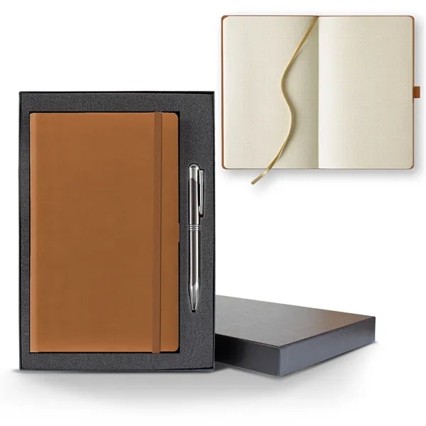 Tucson Dots Medio Ivory Page Journal Gift Set... from ASI 68507 The Magnet Group / Castelli