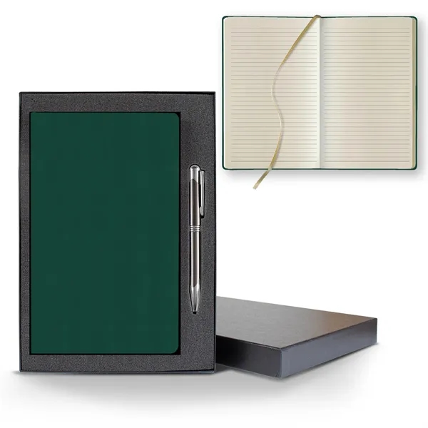 Matra Slim Medio Lined Ivory Page Journal Gift Set... from ASI 68507 The Magnet Group / Castelli