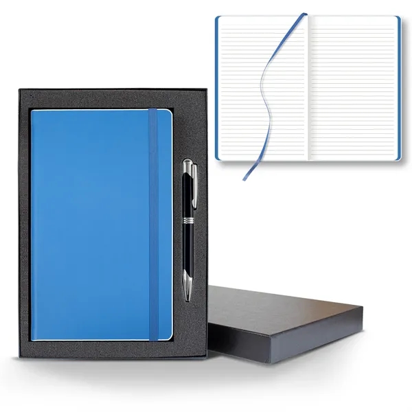 Color Laser Medio Lined White Page Journal Gift Set... from ASI 68507 The Magnet Group / Castelli