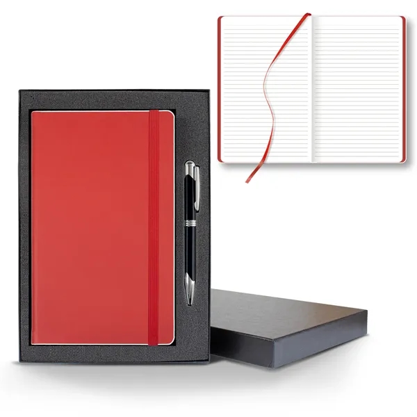 Color Laser Medio Lined White Page Journal Gift Set... from ASI 68507 The Magnet Group / Castelli