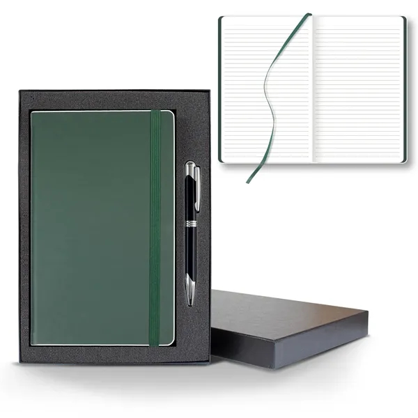 Color Laser Medio Lined White Page Journal Gift Set... from ASI 68507 The Magnet Group / Castelli