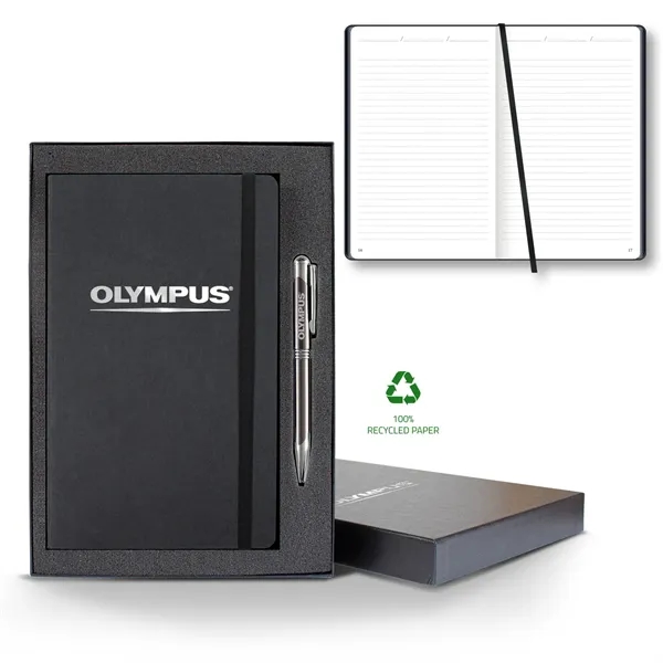 Carapace Medio Lined Recycled White Page Journal...... from ASI 68507 The Magnet Group / Castelli