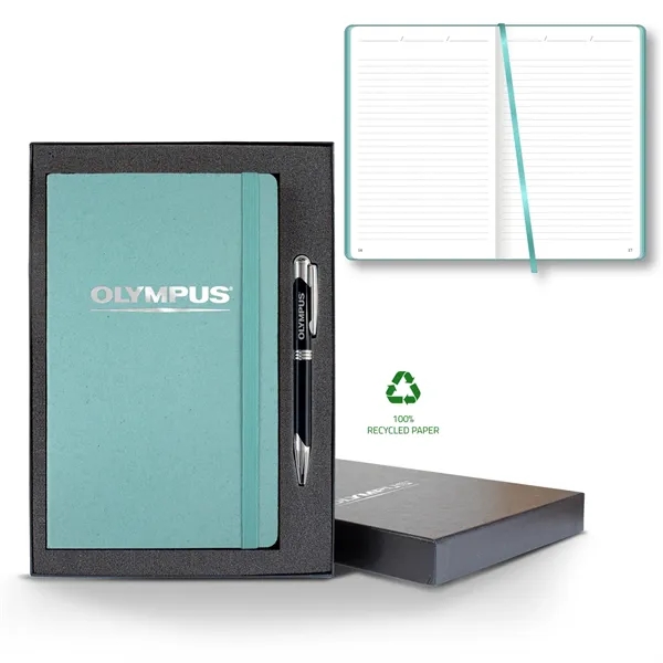Carapace Medio Lined Recycled White Page Journal...... from ASI 68507 The Magnet Group / Castelli
