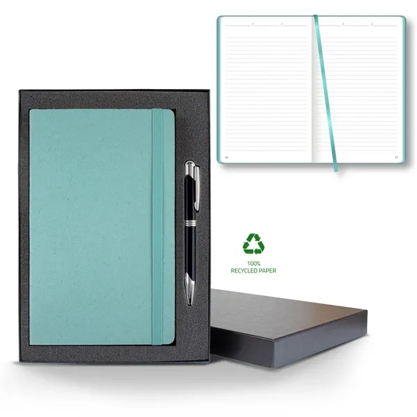 Carapace Medio Lined Recycled White Page Journal...... from ASI 68507 The Magnet Group / Castelli
