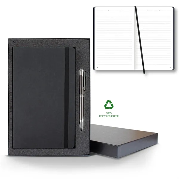 Carapace Medio Lined Recycled White Page Journal...... from ASI 68507 The Magnet Group / Castelli