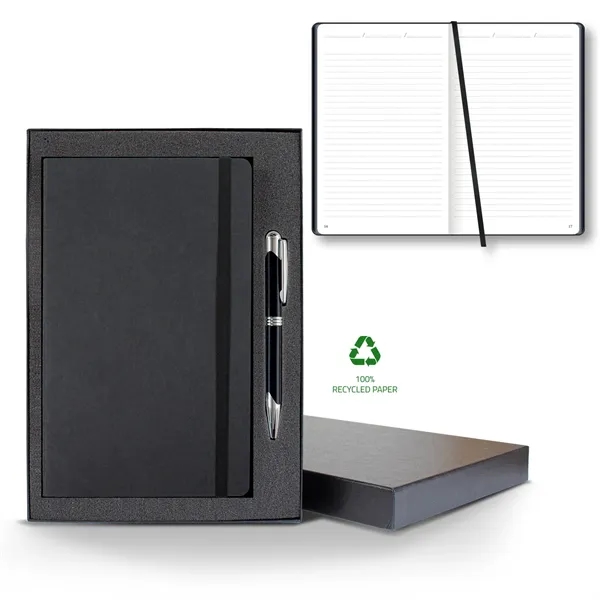 Carapace Medio Lined Recycled White Page Journal...... from ASI 68507 The Magnet Group / Castelli
