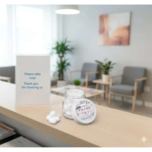 A fresh idea for any promotion! This mid-sized container holds around... from ASI 55583 GMG Pen