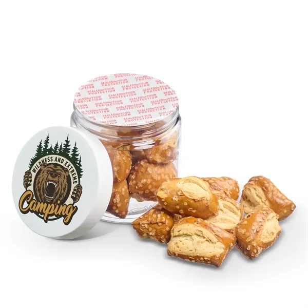 Offer a hearty, crunchy snack with this jar of pretzel stumps.... from ASI 55583 GMG Pen