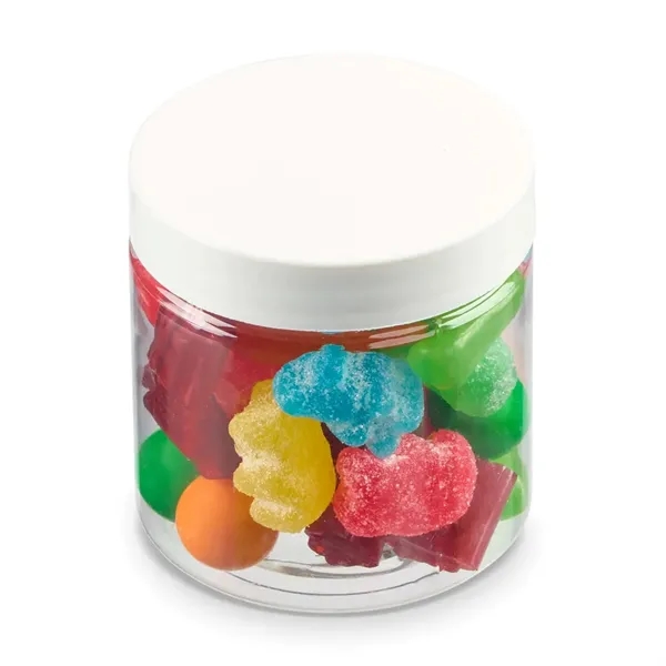 This 4 oz candy salad jar features a full-color digital imprint... from ASI 55583 GMG Pen