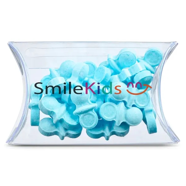 Complete your presentation with this pillow box filled with pacifier-shaped candy.... from ASI 55583 GMG Pen