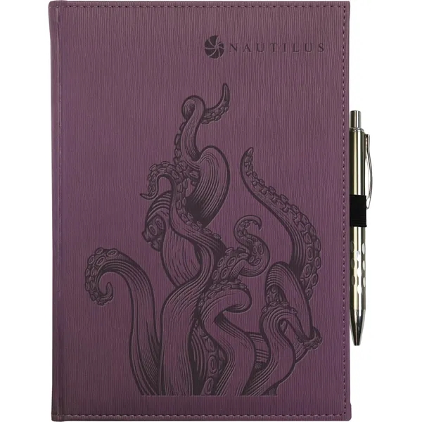 7x9.5 textured padded journal in vibrant colors, 125 sheets lined filler,... from ASI 91340 Journalbooks/Timeplanner Calendars