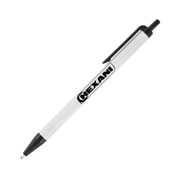 The Glasgow Plastic Pen is a sleek, budget-friendly ballpoint pen available... from ASI 62088 IDProductsource