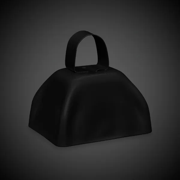 3" orange metal cowbell with loop handle.... from ASI 42016 Brighter Promotions Inc