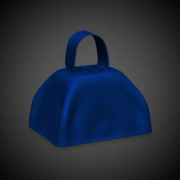 3" orange metal cowbell with loop handle.... from ASI 42016 Brighter Promotions Inc