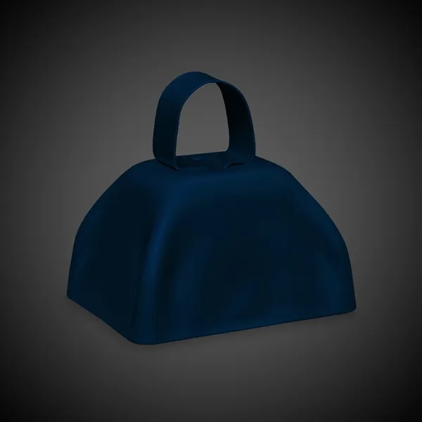 3" orange metal cowbell with loop handle.... from ASI 42016 Brighter Promotions Inc