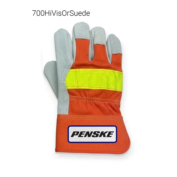 Suede Cowhide Leather Work Gloves, Rugged, durable gloves designed for construction,... from ASI 30226 A J J Enterprises